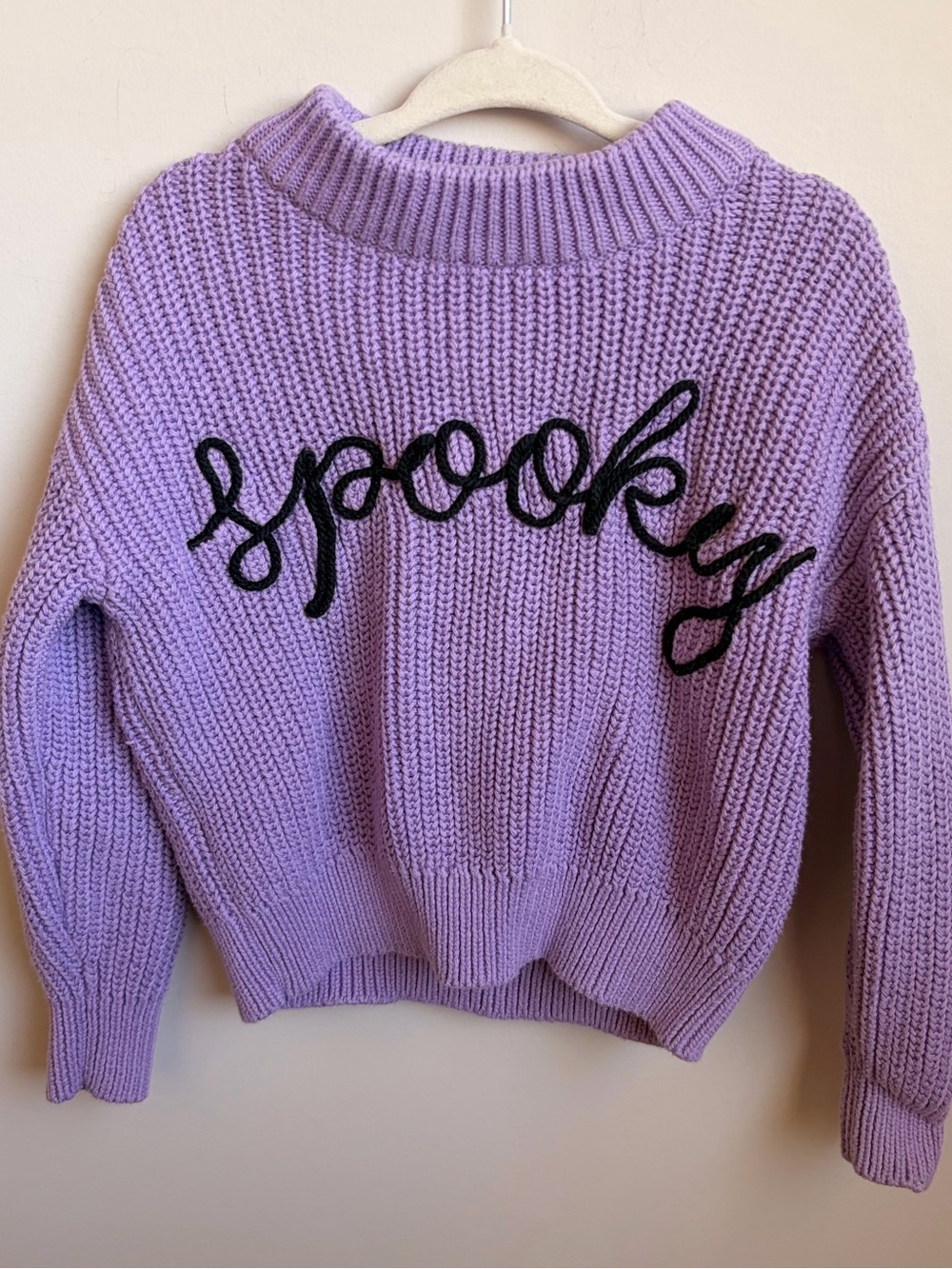 Old navy Lavender 'Spooky' Knit Sweater